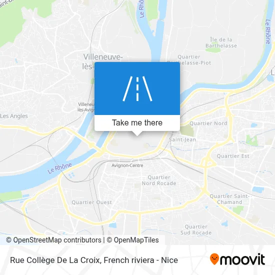 Rue Collège De La Croix map
