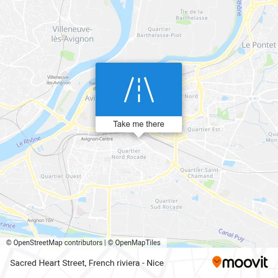 Rue Du Sacré-Coeur map