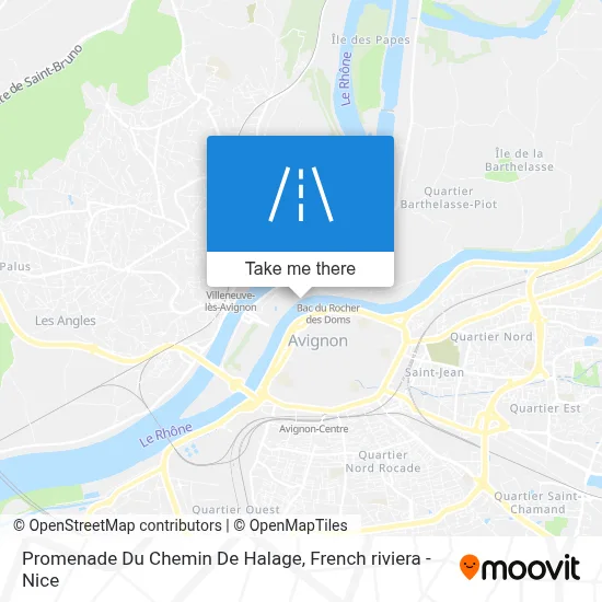 Promenade Du Chemin De Halage map