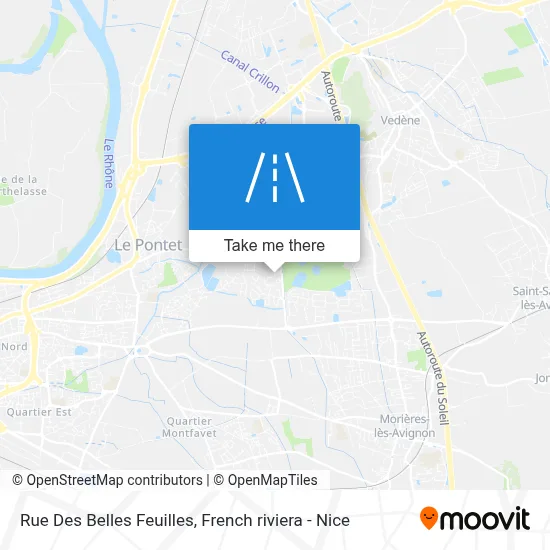 Rue Des Belles Feuilles map