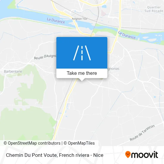 Chemin Du Pont Voute map