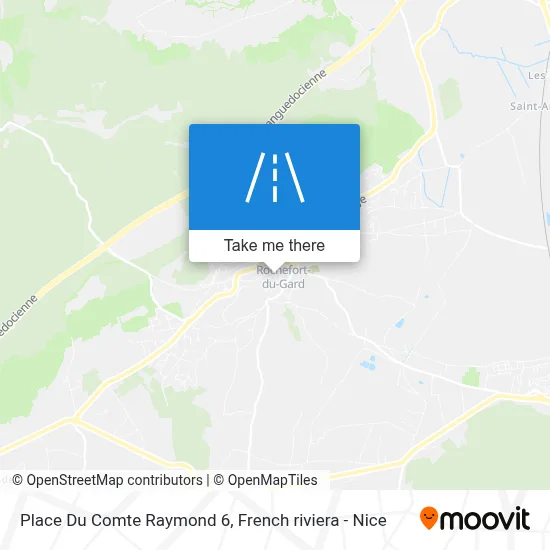 Place Du Comte Raymond 6 map