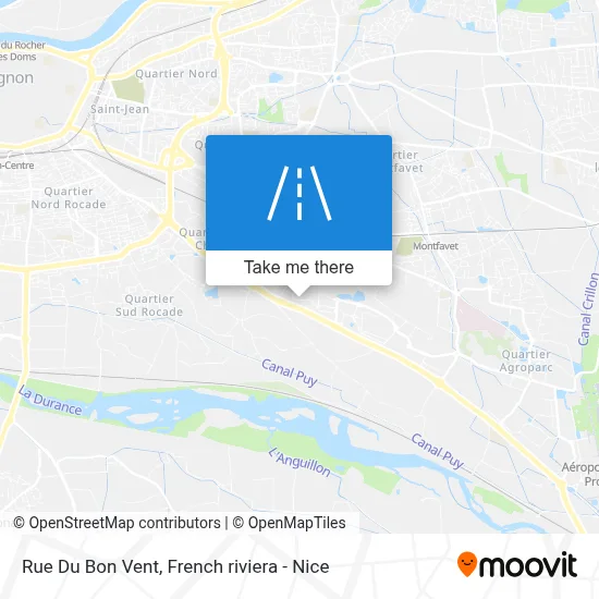 Mapa Rue Du Bon Vent
