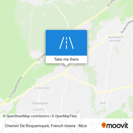 Chemin De Roquemaure map