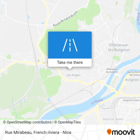 Rue Mirabeau map