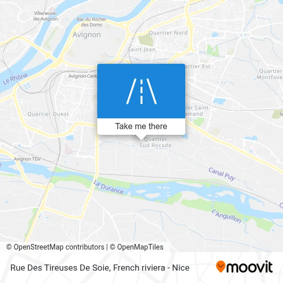 Rue Des Tireuses De Soie map