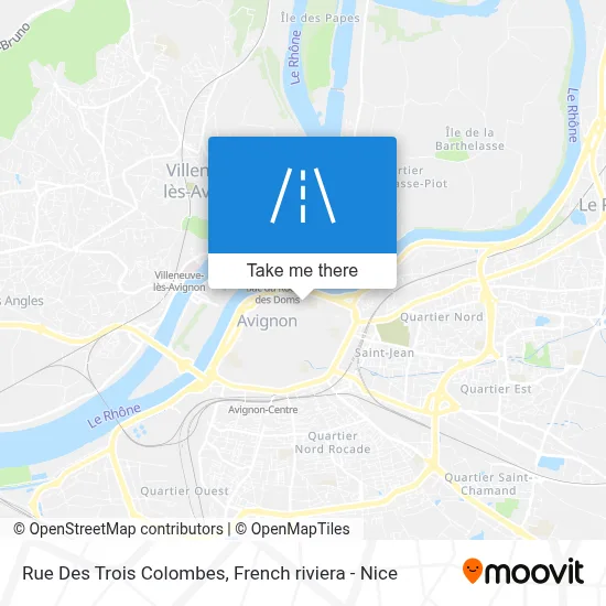 Rue Des Trois Colombes map