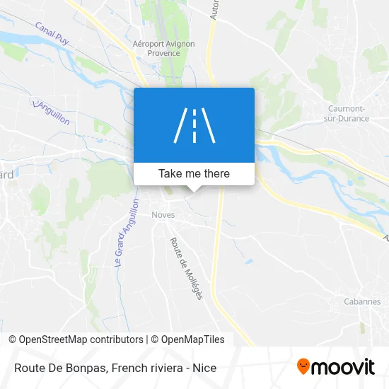 Route De Bonpas map