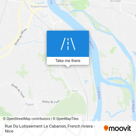 Rue Du Lotissement Le Cabanon map