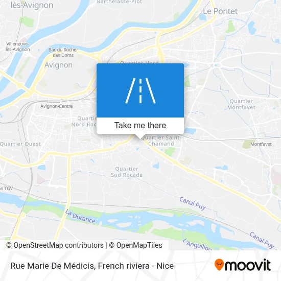 Rue Marie De Médicis map