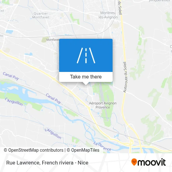 Mapa Rue Lawrence