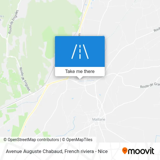 Avenue Auguste Chabaud map