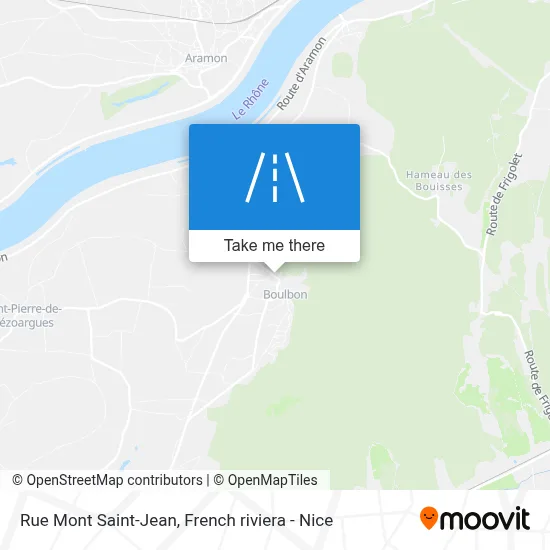 Rue Mont Saint-Jean map