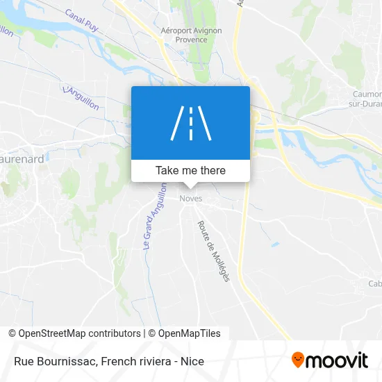 Rue Bournissac map