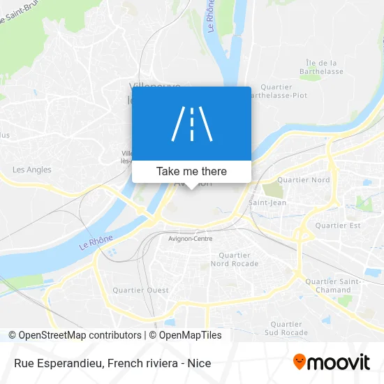 Mapa Rue Esperandieu