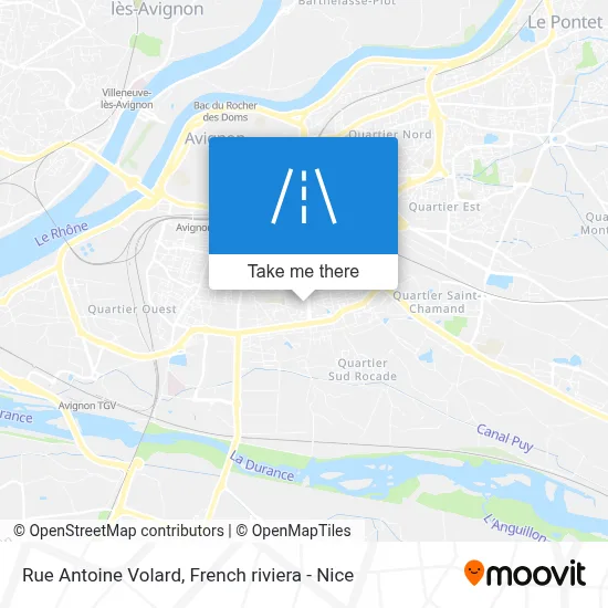 Mapa Rue Antoine Volard