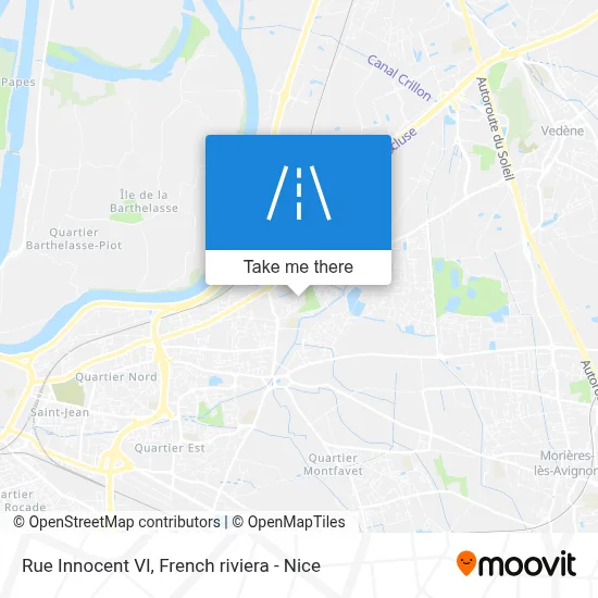 Rue Innocent VI map
