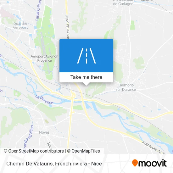 Chemin De Valauris map