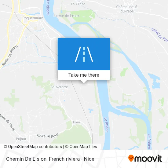 Chemin De L'Islon map