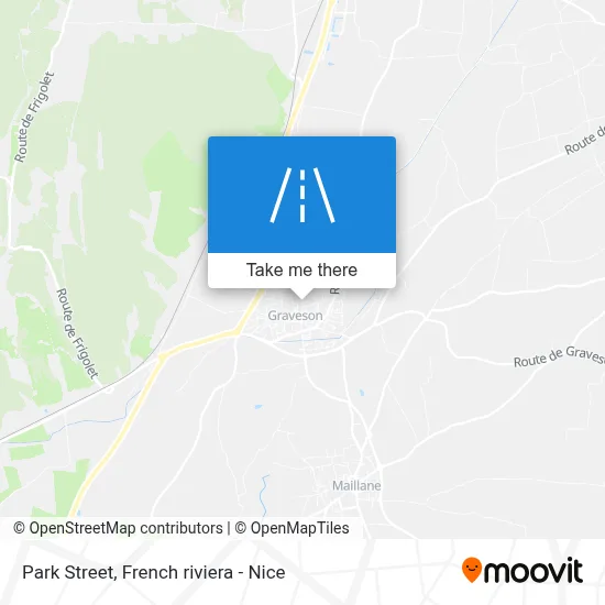 Mapa Rue Du Parc