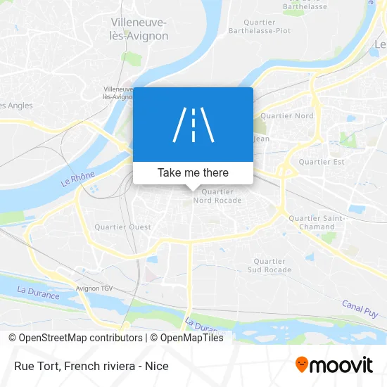 Mapa Rue Tort