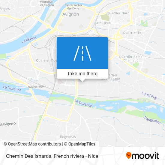 Chemin Des Isnards map