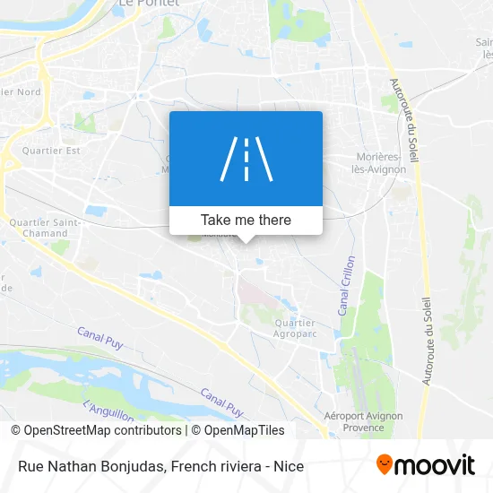 Mapa Rue Nathan Bonjudas