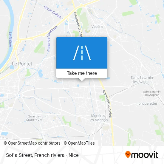 Mapa Rue De Sofia