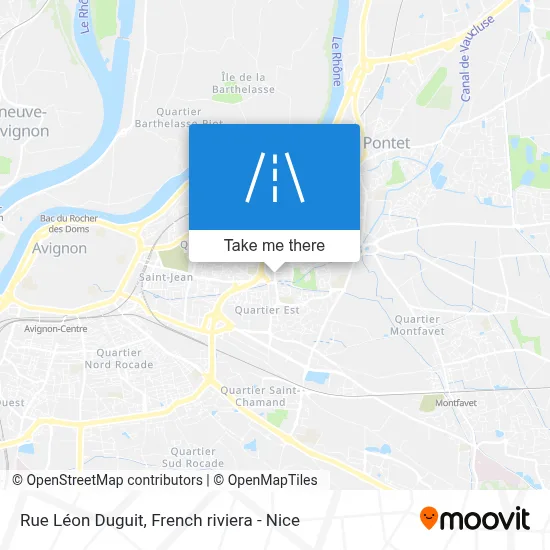 Rue Léon Duguit map
