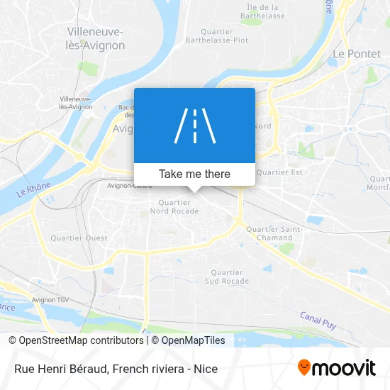 Rue Henri Béraud map