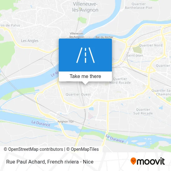 Rue Paul Achard map