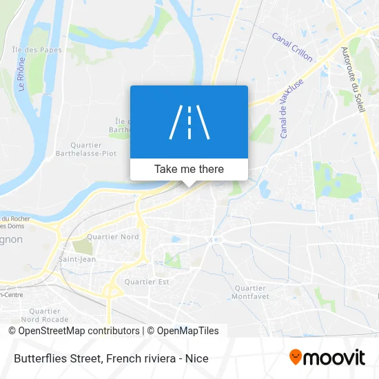 Rue Des Papillons map