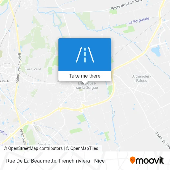 Rue De La Beaumette map