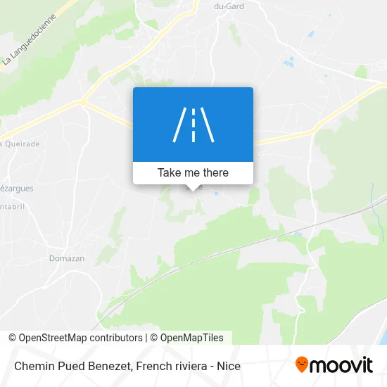 Chemin Pued Benezet map