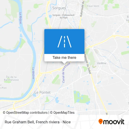 Mapa Rue Graham Bell