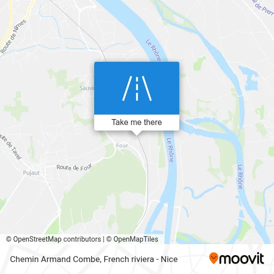 Chemin Armand Combe map