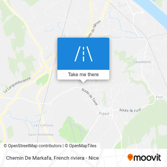Chemin De Markafa map