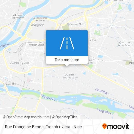 Mapa Rue Françoise Benoit