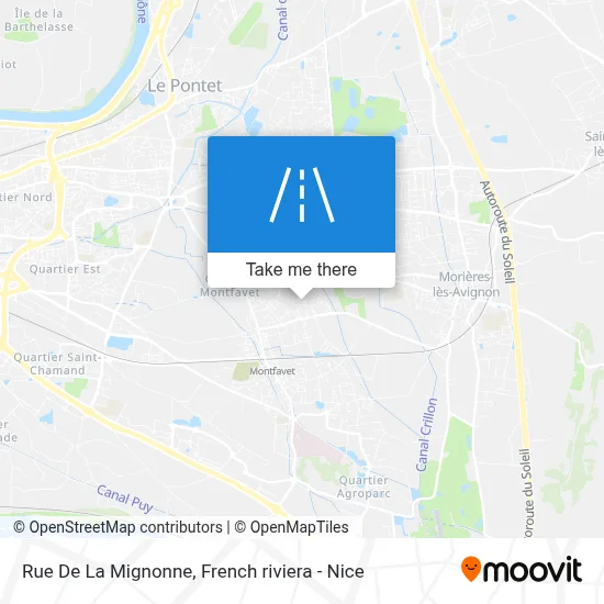 Rue De La Mignonne map