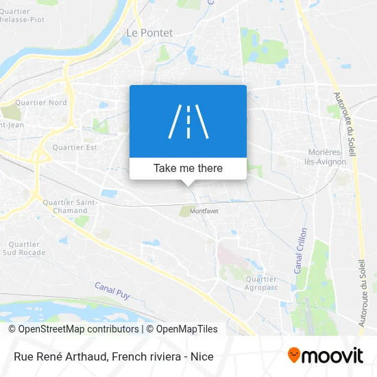 Rue René Arthaud map