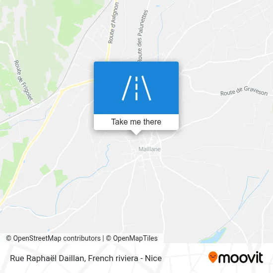 Rue Raphaël Daillan map