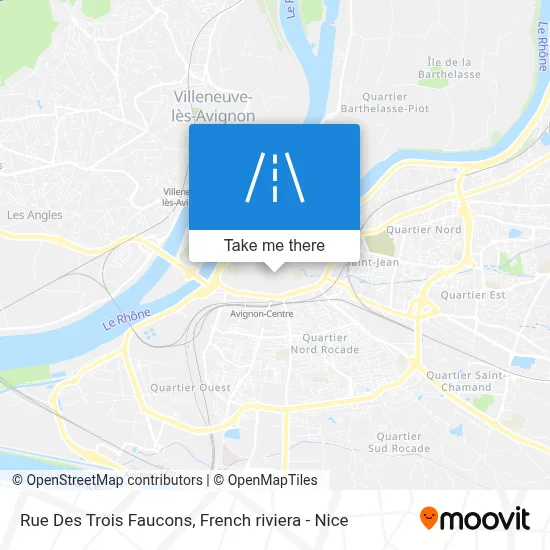 Rue Des Trois Faucons map