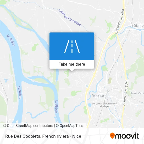 Mapa Rue Des Codolets