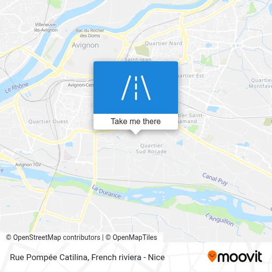 Rue Pompée Catilina map