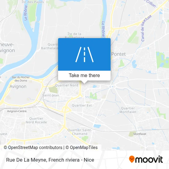 Rue De La Meyne map