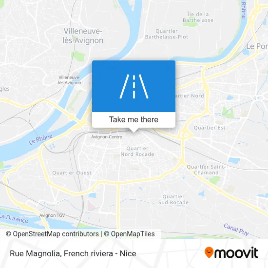 Mapa Rue Magnolia