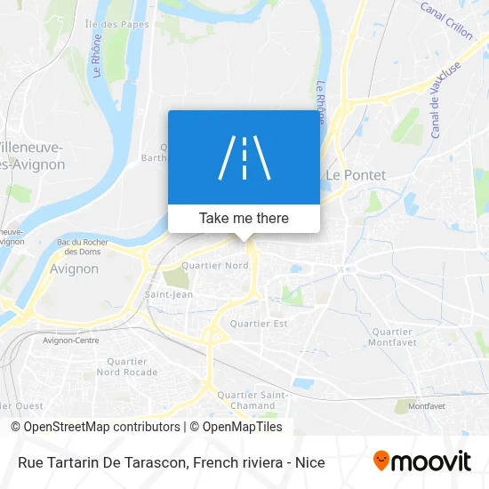 Rue Tartarin De Tarascon map