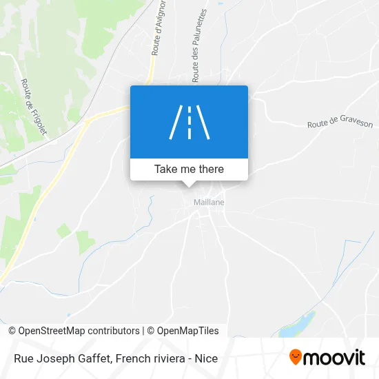 Mapa Rue Joseph Gaffet