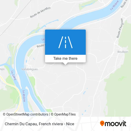 Chemin Du Capau map