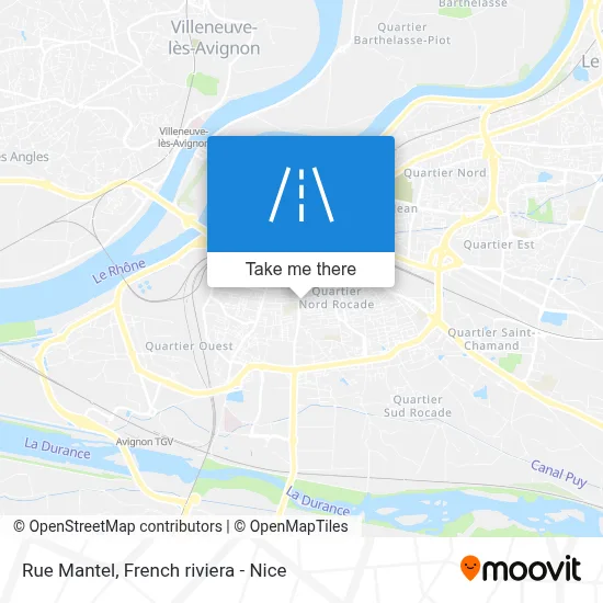 Mapa Rue Mantel